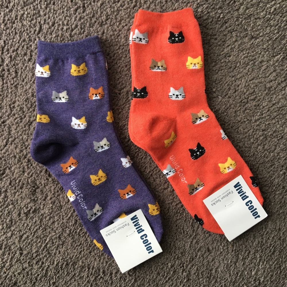 Ladies kitty socks 😻